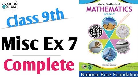 Misc Ex 7 Class 9 Mathematics Chapter 7, Miscellaneous Exercise 7 NBF of Pakistan.