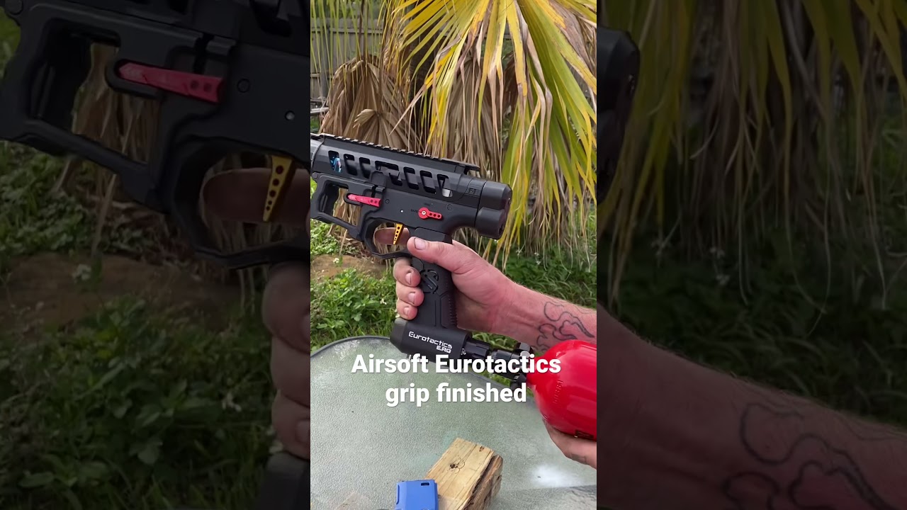 Airsoft Eurotactics grip finished