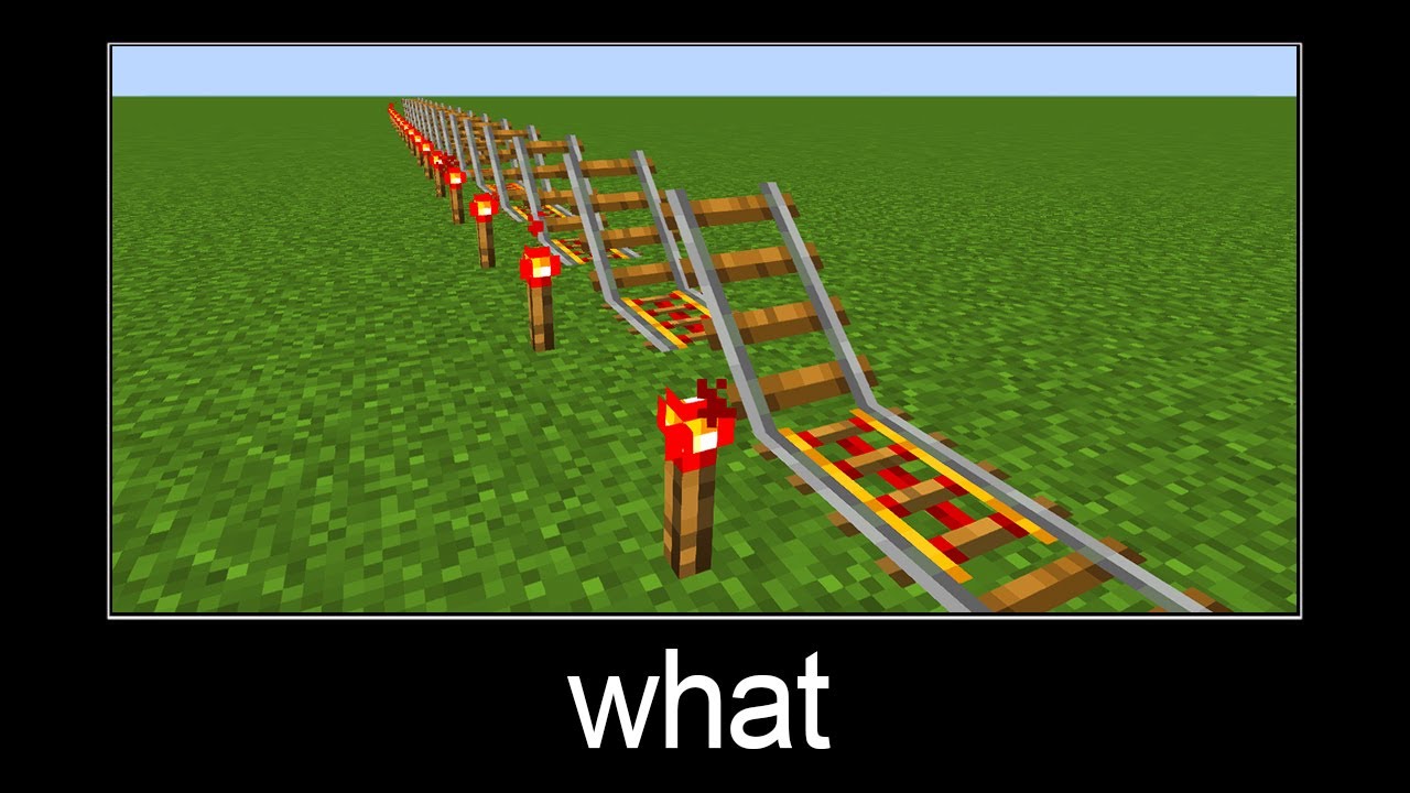 Strange Rails Minecraft wait what meme part 56 (strange rails) - YouTube