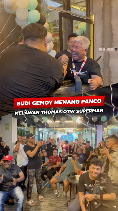BUDI GEMOY COBA ADU PANCO VERSUS THOMAS OTW SUPERMAN! #panco #olahraga #fitness #gym #tradefit