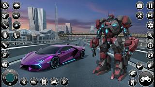 ジェットロボットカー変形シミュレーター - Androidゲームプレイ2 screenshot 1