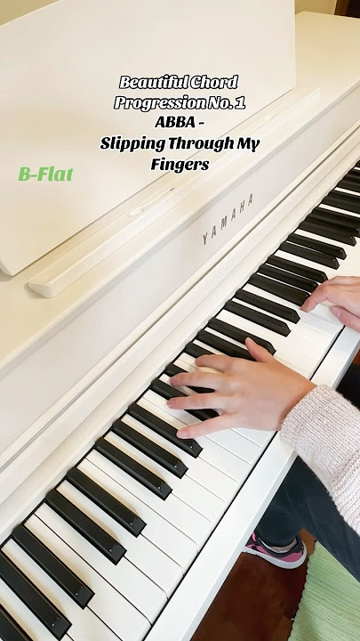 Beautiful Chord Progression: ABBA - Slipping Through My Fingers 🎶 #abba #pianocover #music #chords