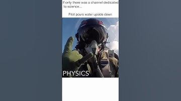 How Pilots Counteract Gravity and Pour Water Upside Down