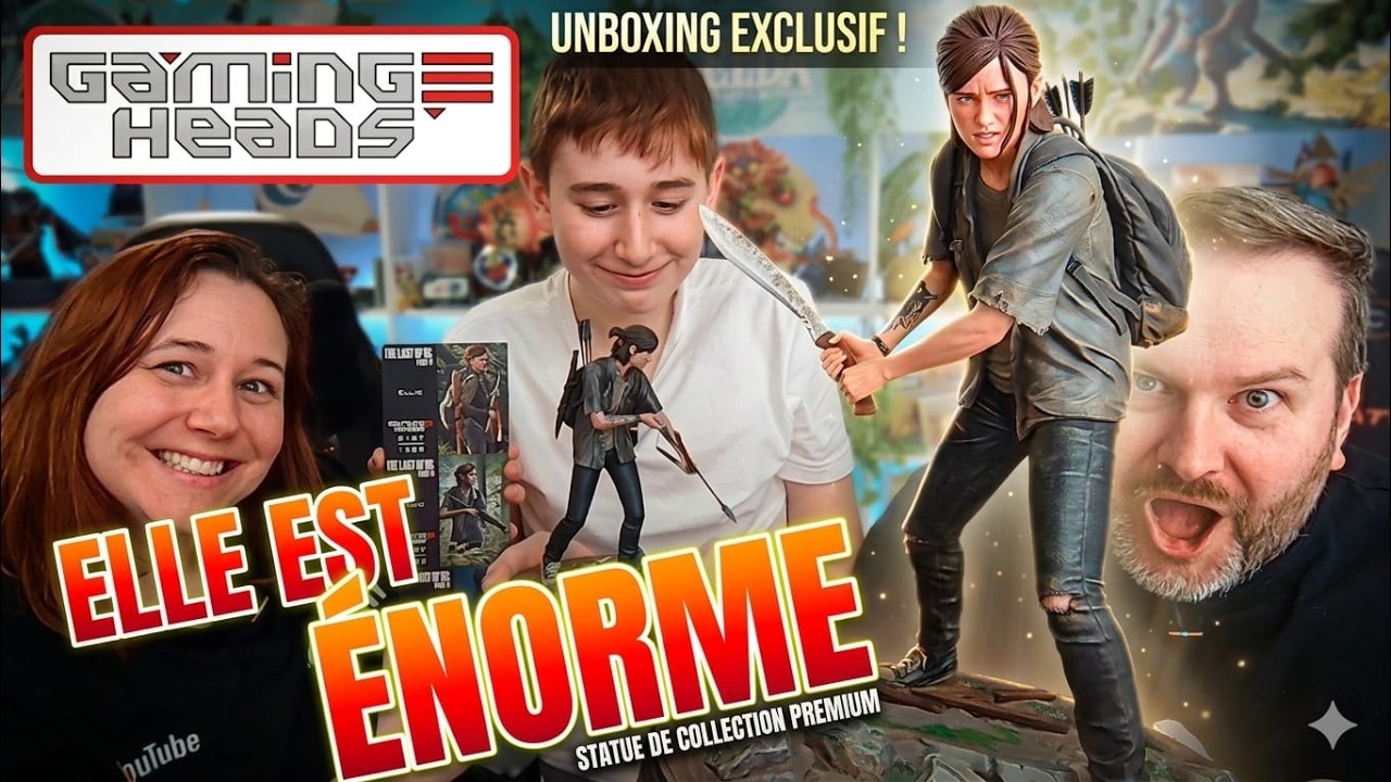 Très grande statue THE LAST OF US Ellie de chez GAMING HEADS