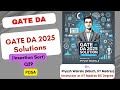 GATE DA 2025 Solutions | Insertion Sort | GATE Data science PYQ Q29 #gateda