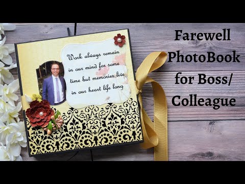 Farewell Photo Book | Photo album for Colleague | Farewell Album