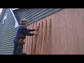 DIY - How to Build a Suspended Exterior Wall (Board &amp; Batten)