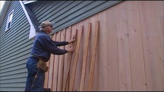 DIY - How to Build a Suspended Exterior Wall (Board &amp; Batten)