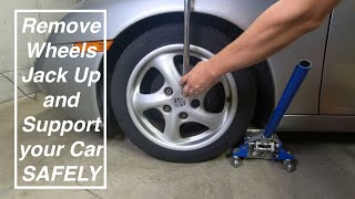 How to Remove wheels, Jack up your car and use Jack stands Safely by DIY life in Japan 175 views 2 months ago 50 seconds