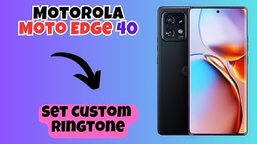 Motorola Moto Edge 40 Set Custom Ringtone || How to set custom ringtone || Custom ringtone settings