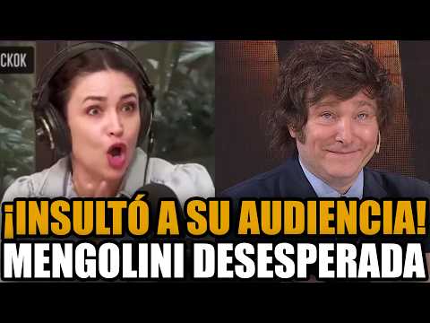 "¡NOS VA A GANAR MILEI!" MENGOLINI SE ENOJÓ CON LOS ZURDOS DE SU AUDIENCIA