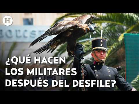 The parade ends and the work continues! Military personnel reveal their duties upon returning to ...