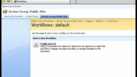 SharePoint Shepherd 2007 - Start A Workflow For Publication