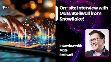 Data Innovation Summit 2024: On-site Interview with Mats Stellwall, Snowflake
