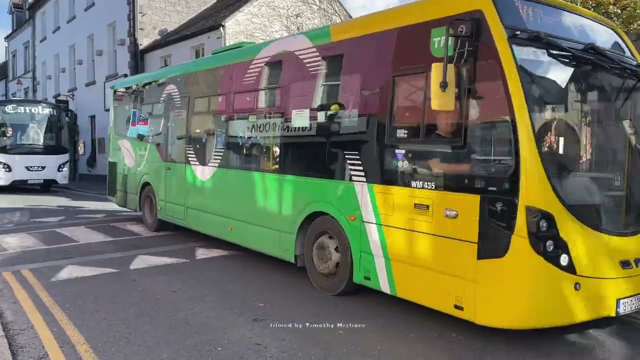 Buses in Kilkenny, Ireland (Central Medieval Town)