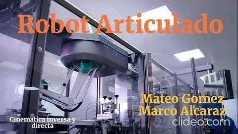Cinematica inversa y directa de un robot articulado