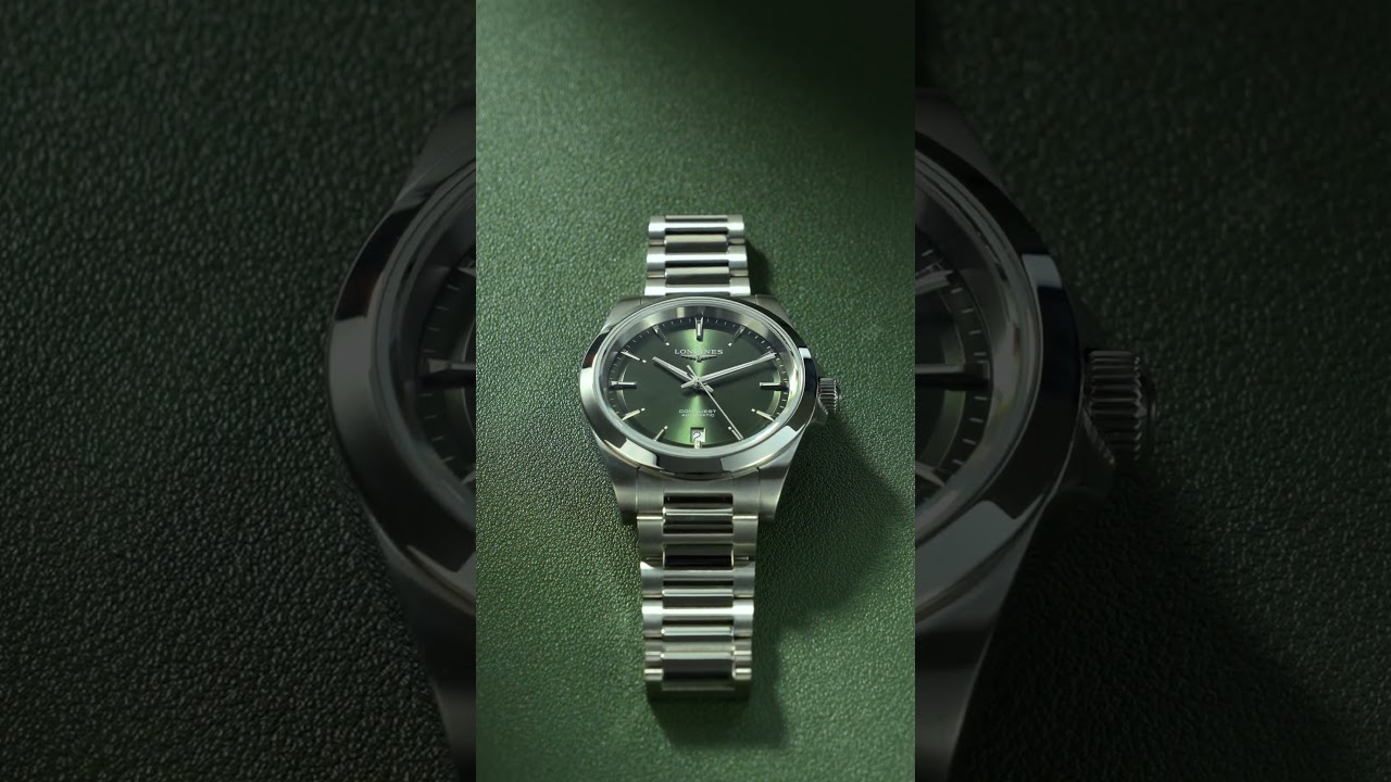 Đồng hồ Longines Conquest L3.720.4.02.6, mặt xanh olive