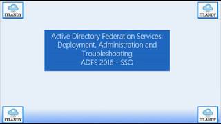 Famous ADFS Deployment, Administration and Troubleshooting part 3- a Profile