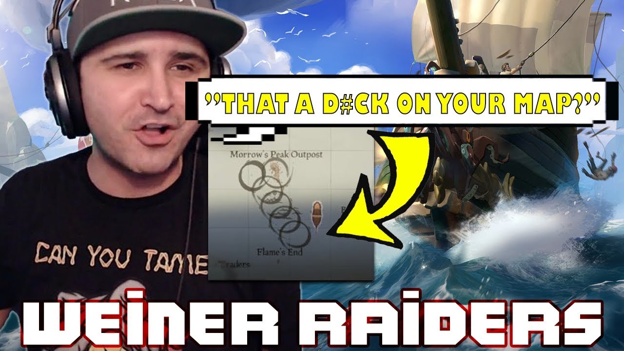 Summit1g EPIC Trolling Weiner Raiders Takeover - Sea Of Thieves