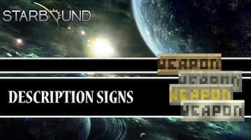 [Starbound Mods] - Description Signs
