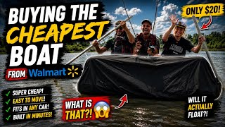 Walmart’s Cheapest Boat… We Actually Took It Fishing!