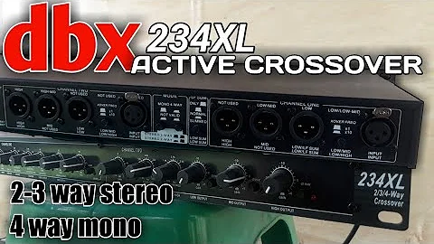 CROSSOVER AKTIF DBX 234XL | 2-3 WAY STEREO 4 WAY MONO