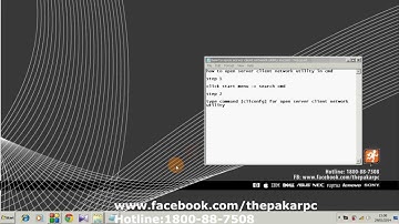 CMD-How To Open Server Client Network Utility In CMD