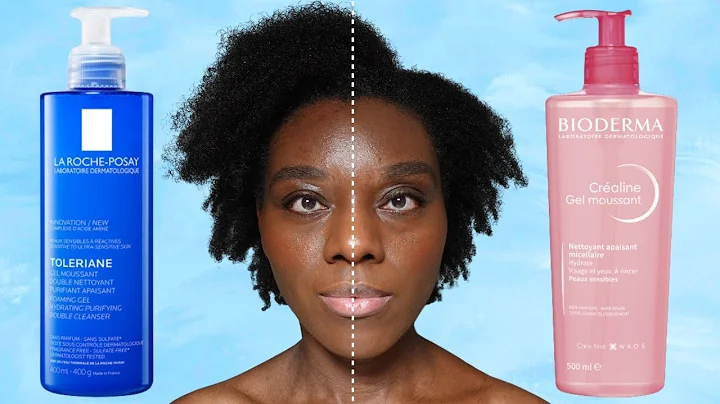 LRP Tolériane foaming gel hydrating purifying VS Bioderma Sensibio micellar cleansing foaming gel