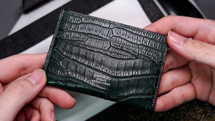 Himalayan Crocodile Leather Bifold (Build Video and Free Pattern