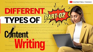 Different Types of Content Writing | Content Writing Tutorial for Beginners Hindi | #contentwriting