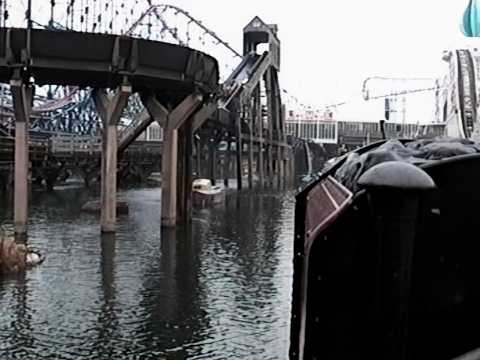 A ride on the Blackpool Pleasure Beach Express with locomotive 6200 "Princess Royal" in March 1996