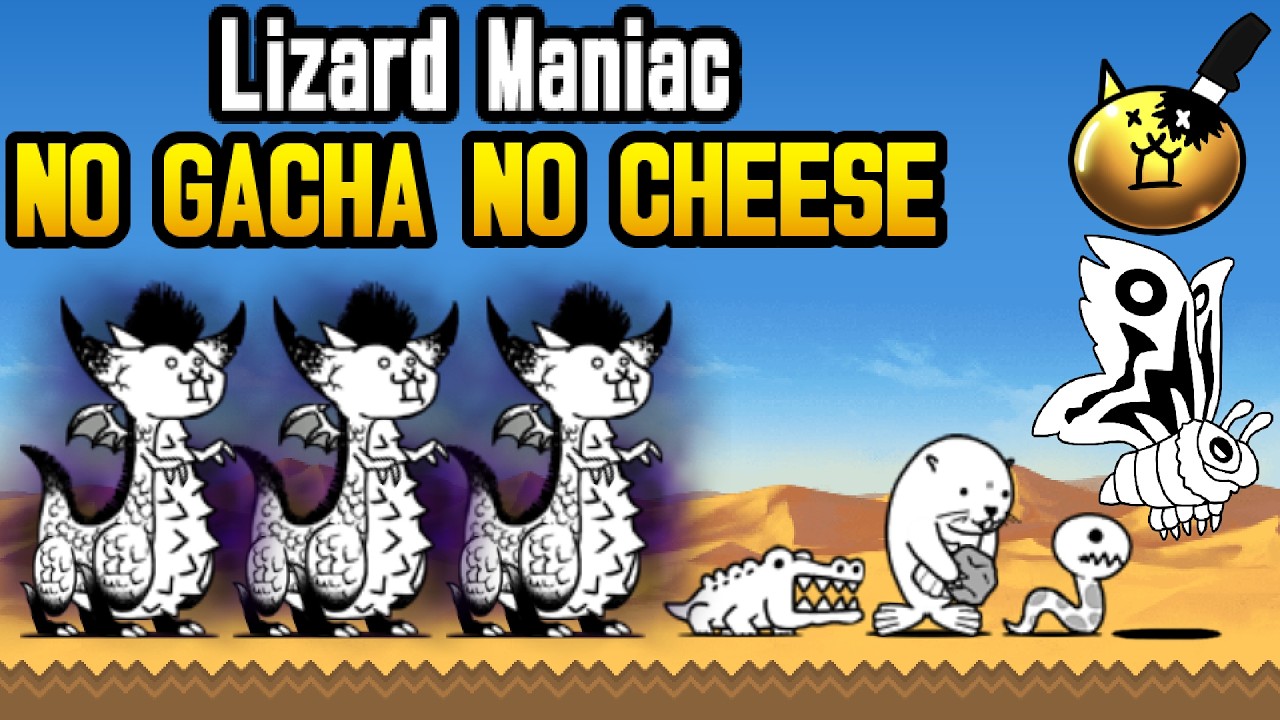 The Battle Cats: Lizard Maniac, Draconian NO GACHA AND NO CHEESE