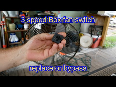 3 speed Box fan bypass or replacement