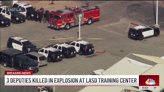 BREAKING: Sheriff's deputies killed in explosion at East Los Angeles training center
