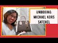 UNBOXING: MICHAEL KORS MERCER SMALL LOGO BELTED SATCHEL || MICHAEL KORS Bag