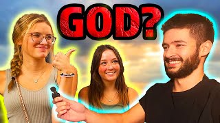 Asking People if God Exists! What Do YOU Think? #funny #god #religion by Philosophy Daily 3,631 views 1 year ago 6 minutes, 7 seconds