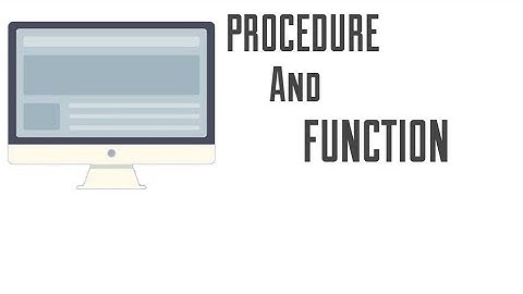 OOP#2//PROCEDURE dan FUNCTION //TugasProduktifMOkaWardana