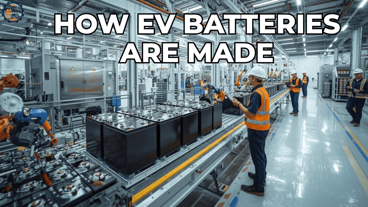 Manufacturing Process of Electric Vehicle Batteries | Full Factory Tour