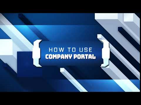 Company portal tutorial