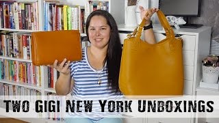 Gigi New York Olivia Shopper and Saint Germain Clutch Unboxing