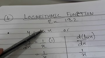 TKMaths Add Maths Basic Differnetiation of Exponential and logarithmic functions