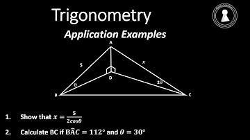 Trigonometry: Application example 7 (applying sine rule, cosine rule, area rule and SOHCAHTOA)