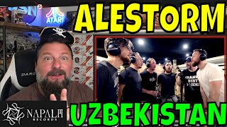 ALESTORM - Uzbekistan (Official Video)  OLDSKULENERD REACTION | Napalm Records