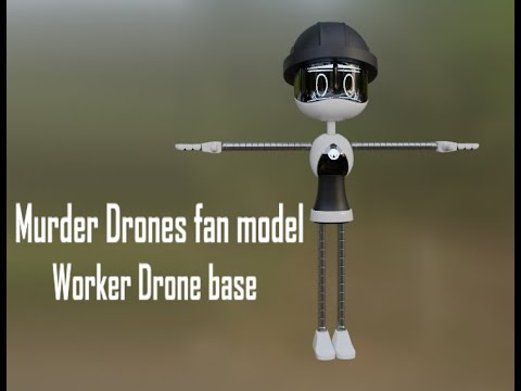 Murder Drone Fan Model Release Worker Drone Base YouTube Hqdefault