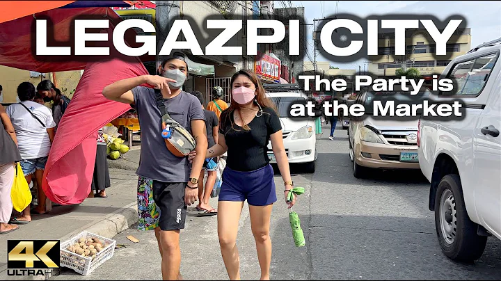 Busy Market Walk Around LEGAZPI CITY Albay - Bicol...