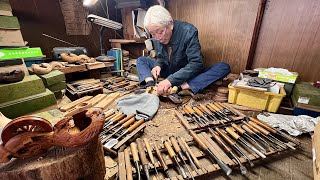 The process of making a Sumitsubo. Japan's last carpenter tool master.