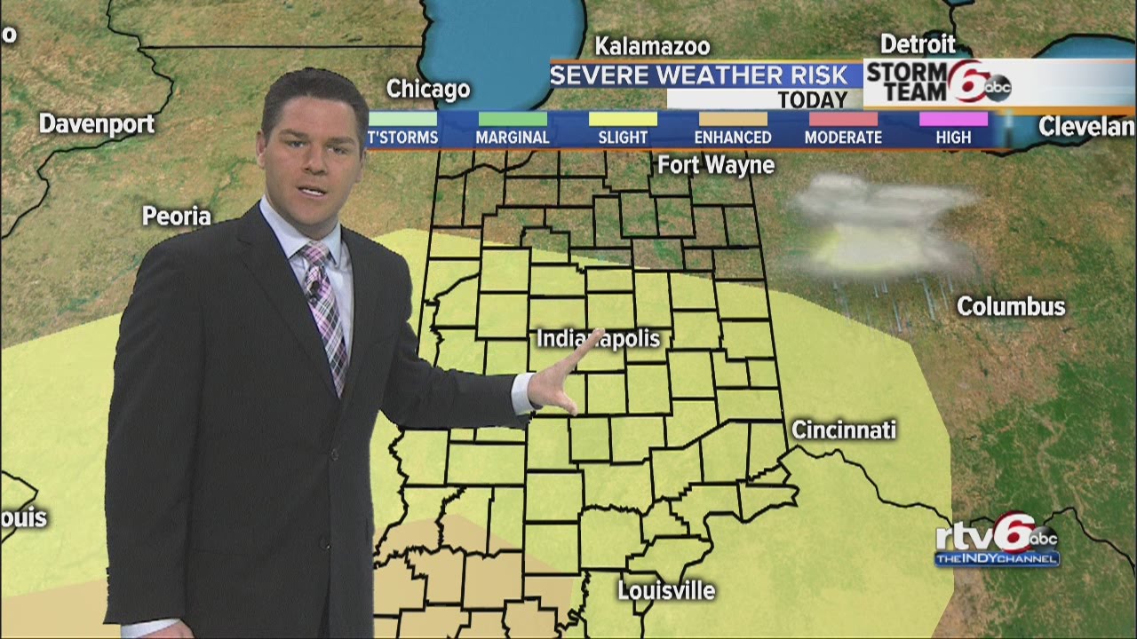 ALERT: Slight risk for severe weather Thursday - YouTube