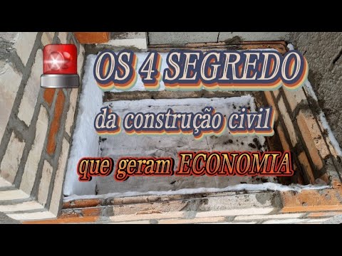 🚨[4 DICAS] Para você ECONOMIZAR na Sua OBRA da construção CIVIL.