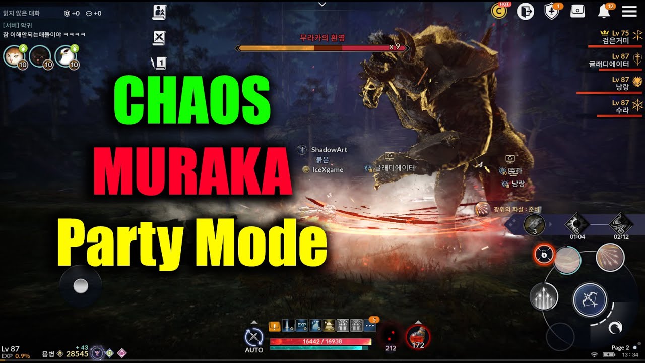 Black Desert Mobile Chaos Muraka Party Mode