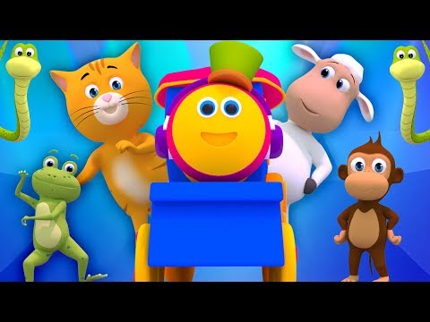 Боб Поезд | Животное Звук Песня | Bob The Train | Animal Sound Song